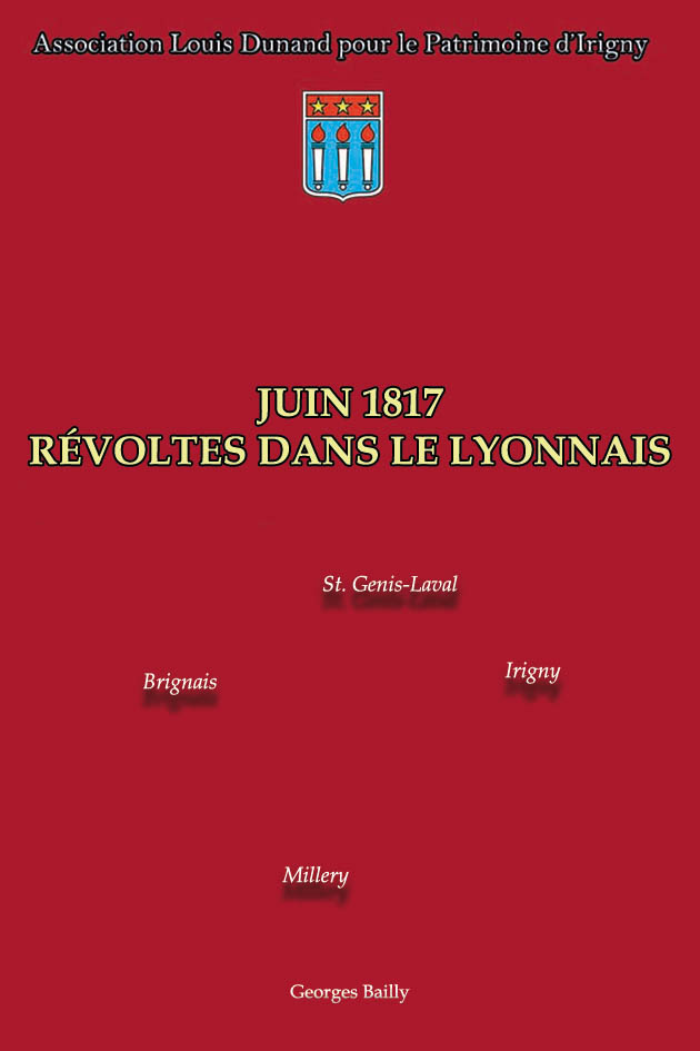 Juin 1817 Rvoltes dans le lyonnais